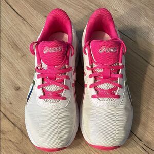 ASICS Womens Gel-Excite 9 VERSABLAST 2 White Pink Mesh Sneakers Sz 5